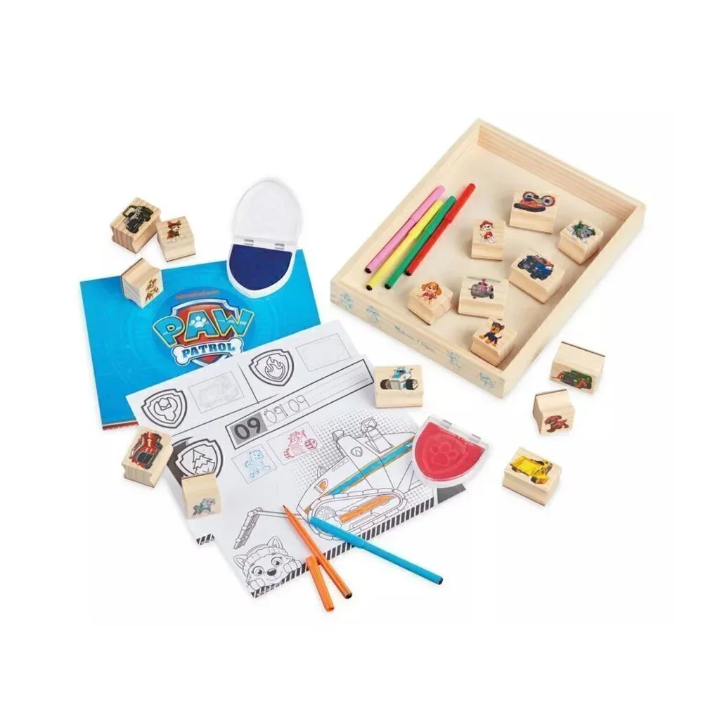 Melissa & Doug PAW Patrol Wooden Activity Stamp Set